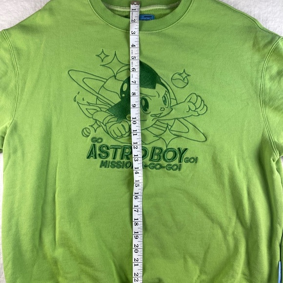 Donsmoke Anime Green Astro Boy Graphic Sweatshirt XL. Streetwear Manga. - Picture 5 of 10